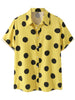 Beach Polka Dots Printed Shirt for Men&