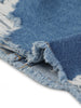 Denim H Line Button Up Long Sleeve Ripped Jacket