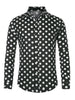 Polka Dots Dress Shirt for Men&