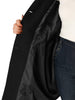 Plus Size Single Breasted Winter Pea Trench Coat Detachable Hooded Overcoat