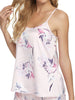 Womens Sleeveless Cami Shirt Satin Lounge Set Nightwear Sleepwear Pajama Sets