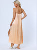 Womens Satin Nightgown Lace Cami Dress Maxi Long Gown Pajama Nightwear