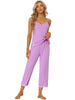 Women Soft Cami Top and Capri Modal Pajama Sleepwear