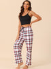 Womens 3Pjs Sleepwear Cute Print Cami with Shorts Loungewear Pants Pajama Set
