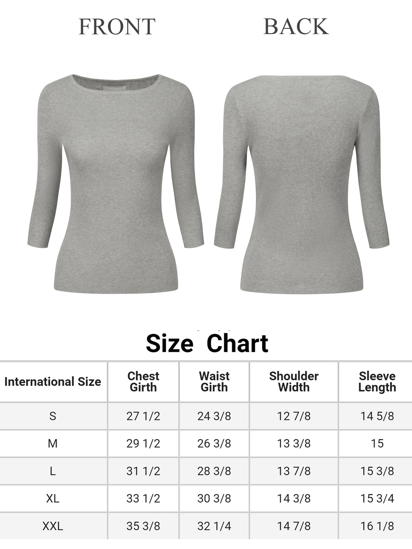 Bublédon Women's Knit Top Half Sleeve Boat Neck Slim Fit Ribbed Tee Tops