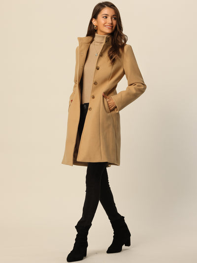 Warm H Line Young Mom Two Piece Sleeve Long Coat