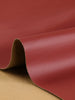 High Low Hem Belted Knot Button Decor Side Leather Skirt