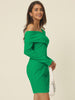 Elegant Long Sleeve Sexy Off Shoulder Bodycon Mini Dress