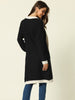 Stretch Relax Fit V Neck Long Sleeve Tunic
