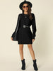 Loose Fit Thick Round Neck Sweater Dress