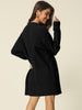 Loose Fit Thick Round Neck Sweater Dress