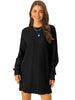 Loose Fit Thick Round Neck Sweater Dress
