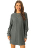Loose Fit Thick Round Neck Sweater Dress