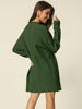 Loose Fit Thick Round Neck Sweater Dress