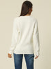 Knit Relax Fit V Neck Long Sleeve Shift Top