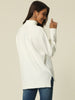 Thick Loose Fit Polo Collar Long Sleeve Top