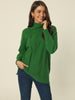 Thick Loose Fit Polo Collar Long Sleeve Top