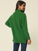 Thick Loose Fit Polo Collar Long Sleeve Top