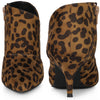 Perphy Pointed Toe Cutout Kitten Heels Ankle Boots for Women