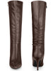 Perphy Pointed Toe Side Zipper Knee High Boots for Women