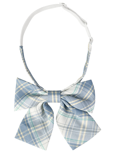 Plaid Uniform Pre-tied Knot Cute Stylish Colorful Bow Ties for Women