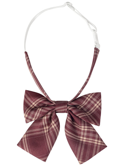 Women's Bow Ties Plaid Cotton Pre-tied Funny Bowties for Party Costume