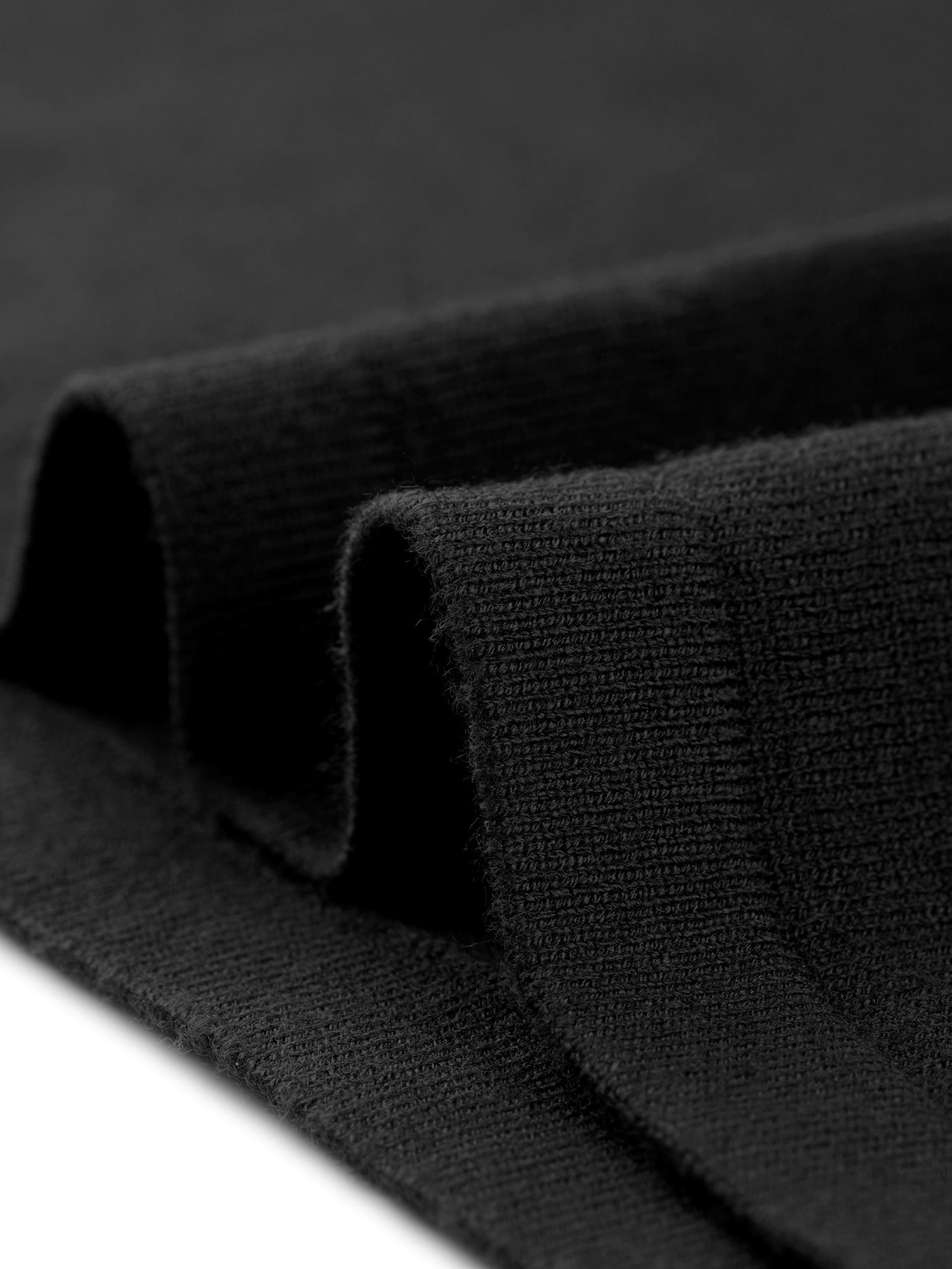 Bublédon H Line Cable Hood Long Sleeve Sweater Dress