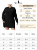 H Line Cable Round Neck Long Sleeve Sweater Dress