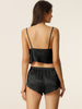Womens Satin Sleepwear 3pcs Cami Tops and Shorts with Robe Loungewear Pajama Set
