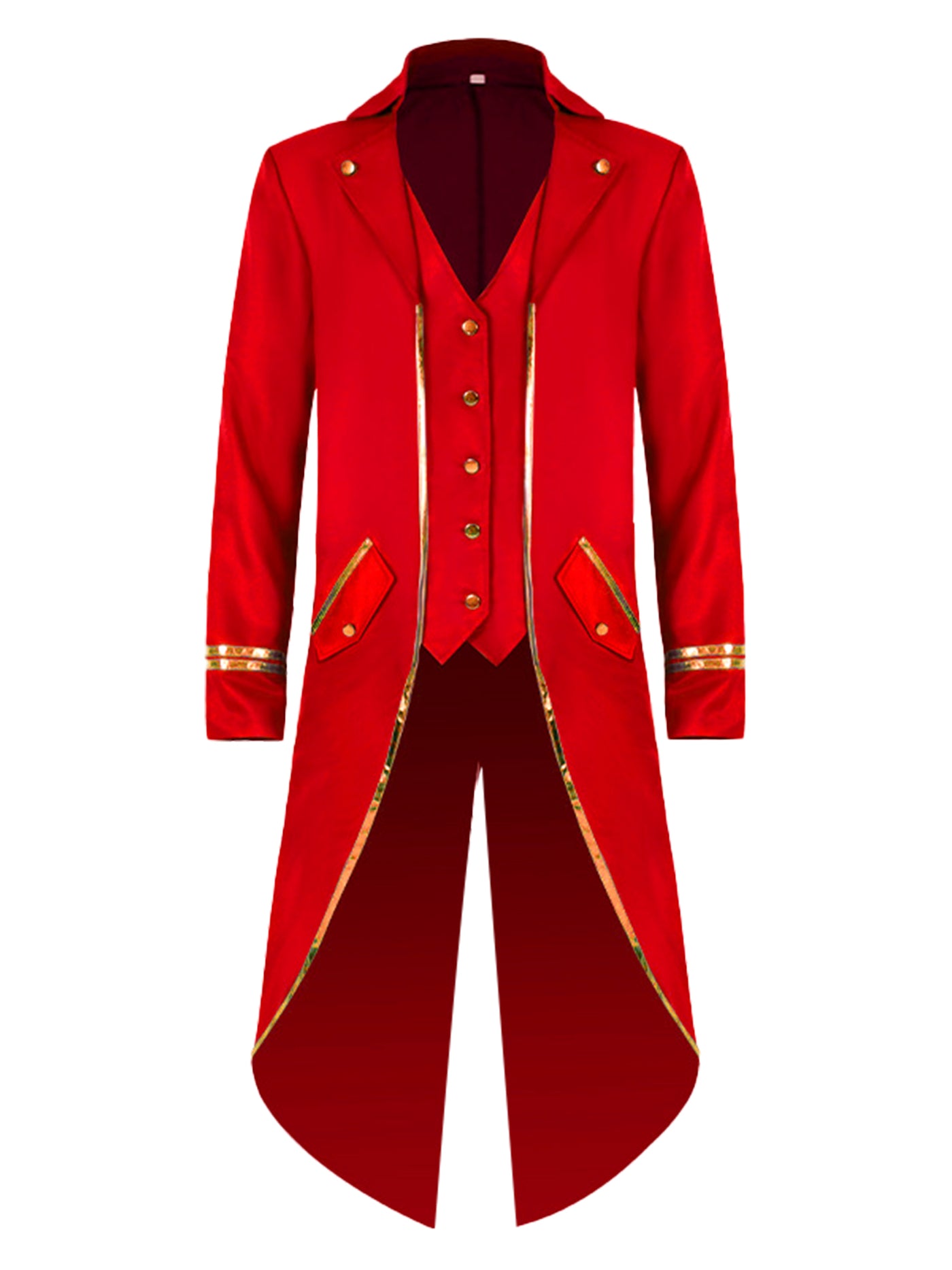 Bublédon Victorian Tailcoat for Men's Costume Blazer Gothic Steampunk Tuxedo