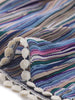 Wide Leg Woven Tassel Elastic Waist Pants