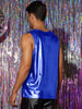 Metallic Tank Top for Men&