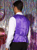 Sequin Suit Vest for Men&