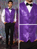 Sequin Suit Vest for Men&