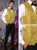 Sequin Suit Vest for Men&