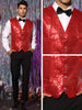 Sequin Suit Vest for Men&