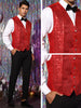 Sequin Suit Vest for Men&