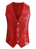 Sequin Suit Vest for Men&
