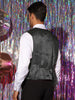 Sequin Suit Vest for Men&