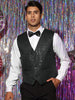 Shiny Sequin Vest for Men&