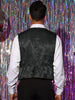 Shiny Sequin Vest for Men&