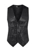 Shiny Sequin Vest for Men&