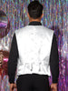 Shiny Sequin Vest for Men&