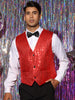Shiny Sequin Vest for Men&