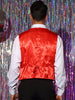 Shiny Sequin Vest for Men&