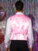 Shiny Sequin Vest for Men&
