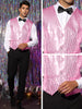 Shiny Sequin Vest for Men&