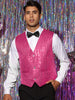 Shiny Sequin Vest for Men&