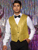 Shiny Sequin Vest for Men&