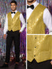 Shiny Sequin Vest for Men&